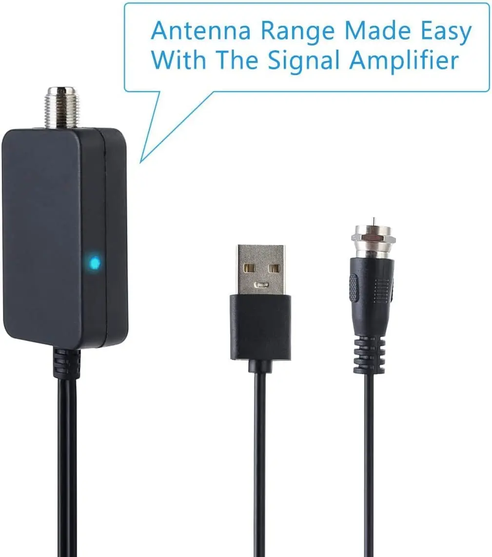 36Db Amplificatore Di Segnale Antenna Booster Tuner 200Mile Digital Indoor Hdtv Antenna Ricevitore Satellitare Antenna Tv Per Dvb-T Dvb-T2