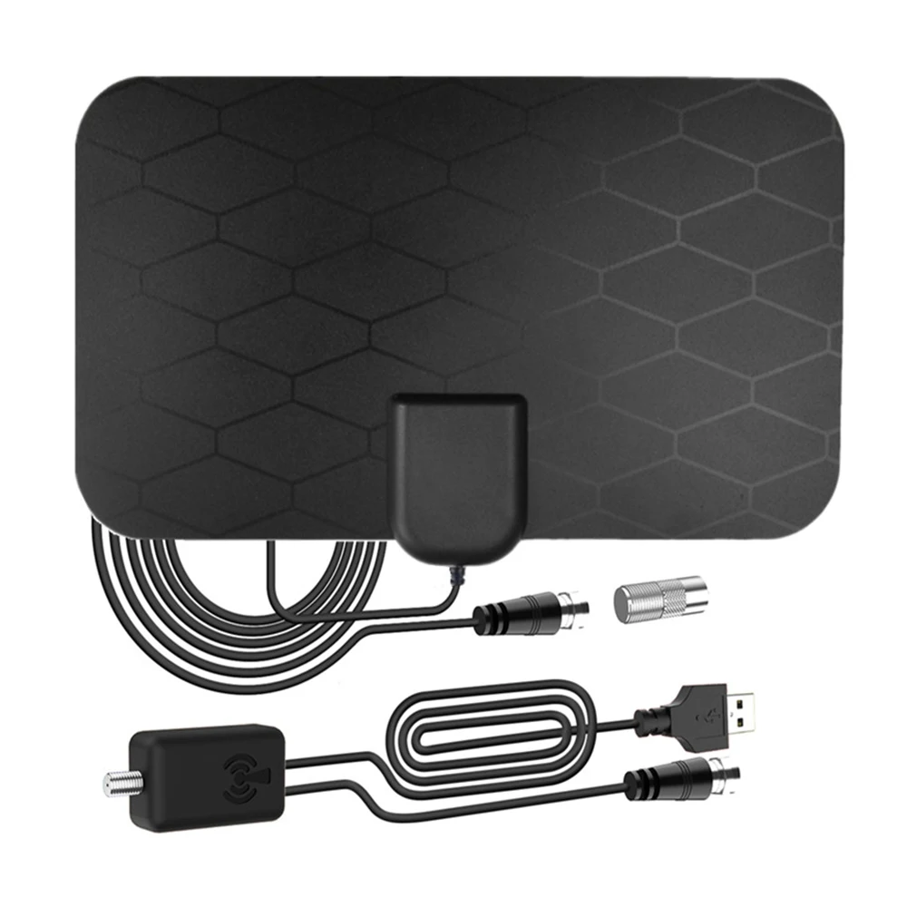 4K Hdtv Digital Indoor Smart Tv Antenna Amplificatore 29 Dbi Vhf Uhf Per Tv Set-Top Box Booster Dvb-T2 Tv Box Indoor Antenna Active
