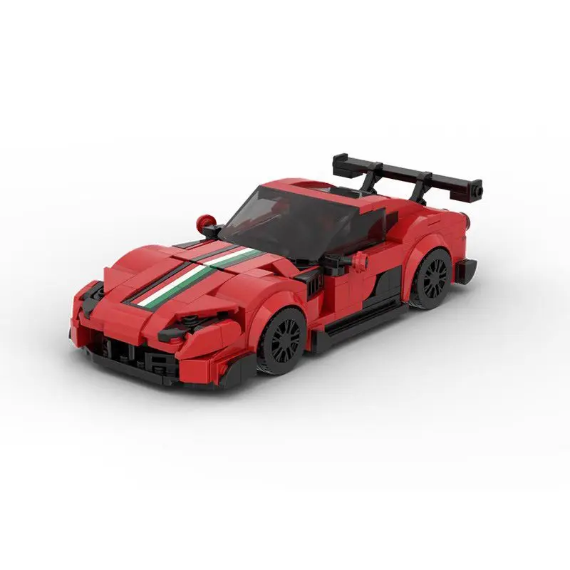 Moc 812 Superfast Speed Champions Super Sports Cars Building Blocks Mattoni Set Giocattoli Per Bambini Regali Per Ragazzi E Ragazze