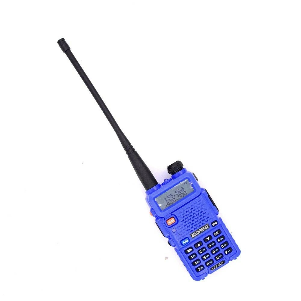 Baofeng Uv5R Walkie Talkie Pure Blue Ham Fm Radio Display Lcd Dual Standby Ctcss Dcs Vox Dtmf Comunicazione Wireless