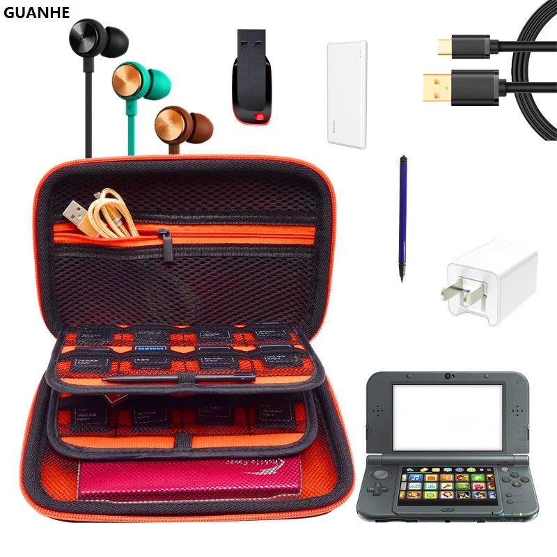 Custodia Per Custodia Eva Custodia Da Viaggio Custodia Da Viaggio Custodia Per Disco Rigido, Ssd,Nintendo New 3Ds Xl/ 3Ds Xl Nuovo 3Dsxl/Ll