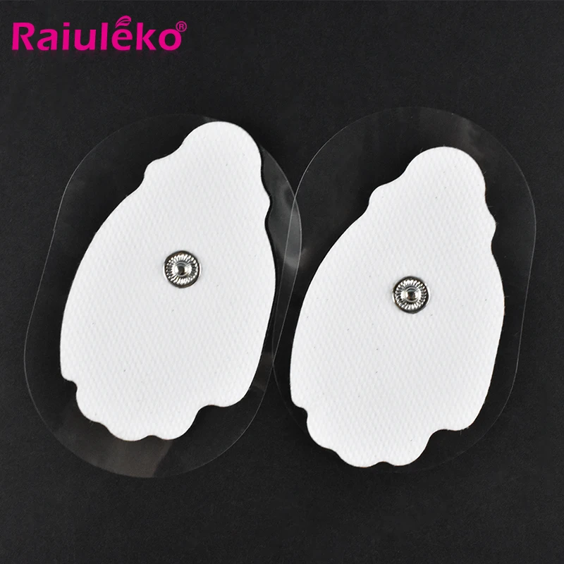 20Pcs/10Pcs Decine Elettrodi Physiotherapeutic Toppe E Stemmi Di Ricambio Per Massaggiatori Macchina Elettronica Fisioterapia Massaggiatore