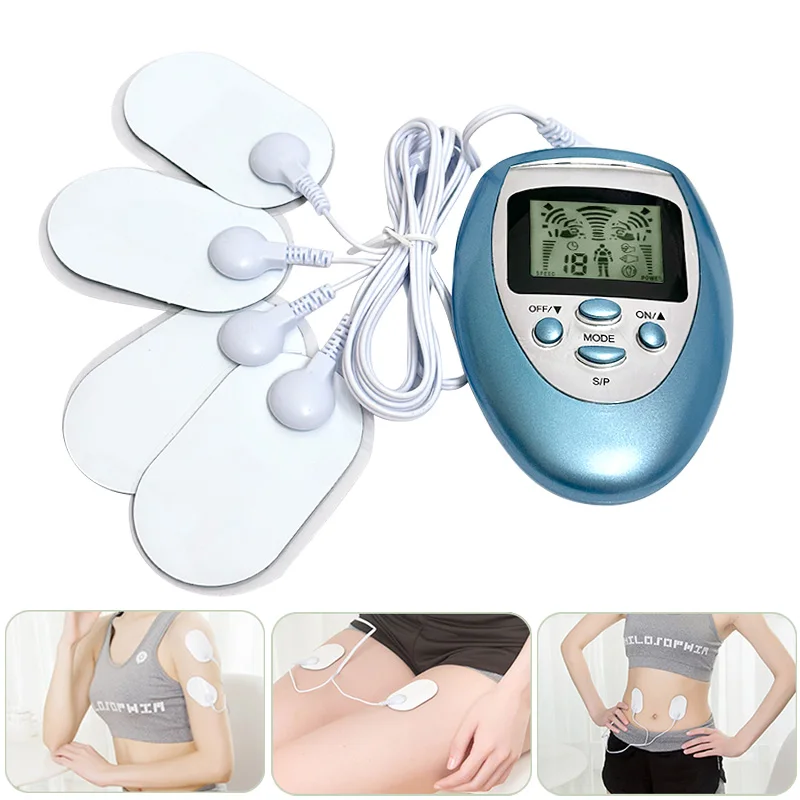 Sauna Massaggio Muscle Machine Stimolatore Muscolare Elettrico Fisioterapia Tens Neck Body Relax Meridian Massage Tool Fisioterapia