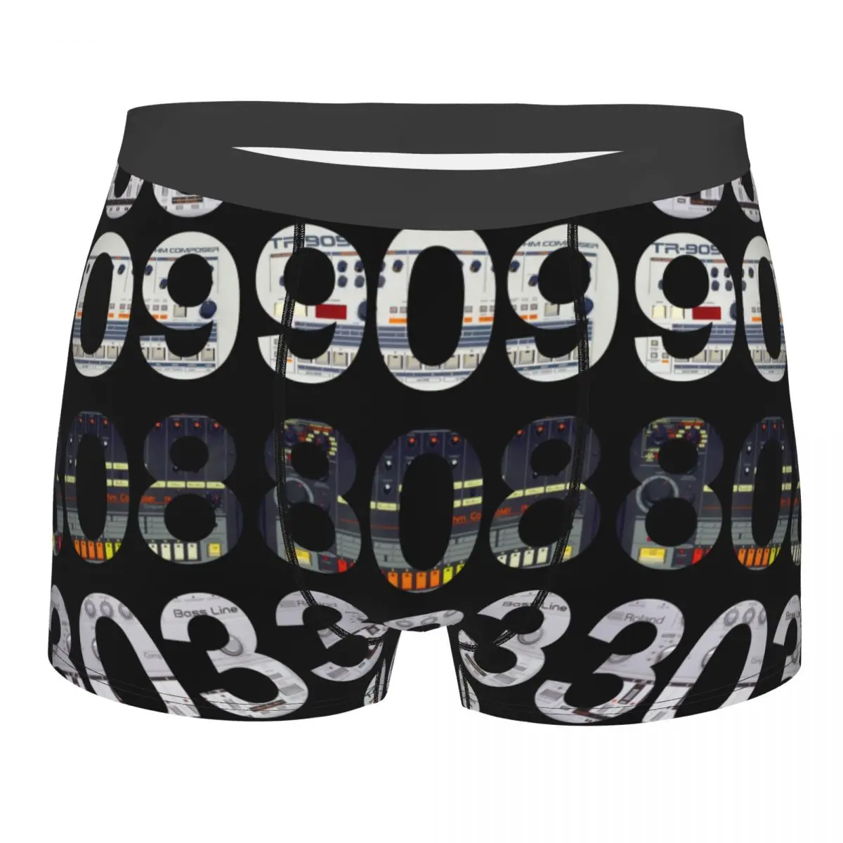 Men Roland 909 808 303 Classic Synth Drum Machine Underwear Funny Boxer Briefs Shorts Panties Male Soft Underpants