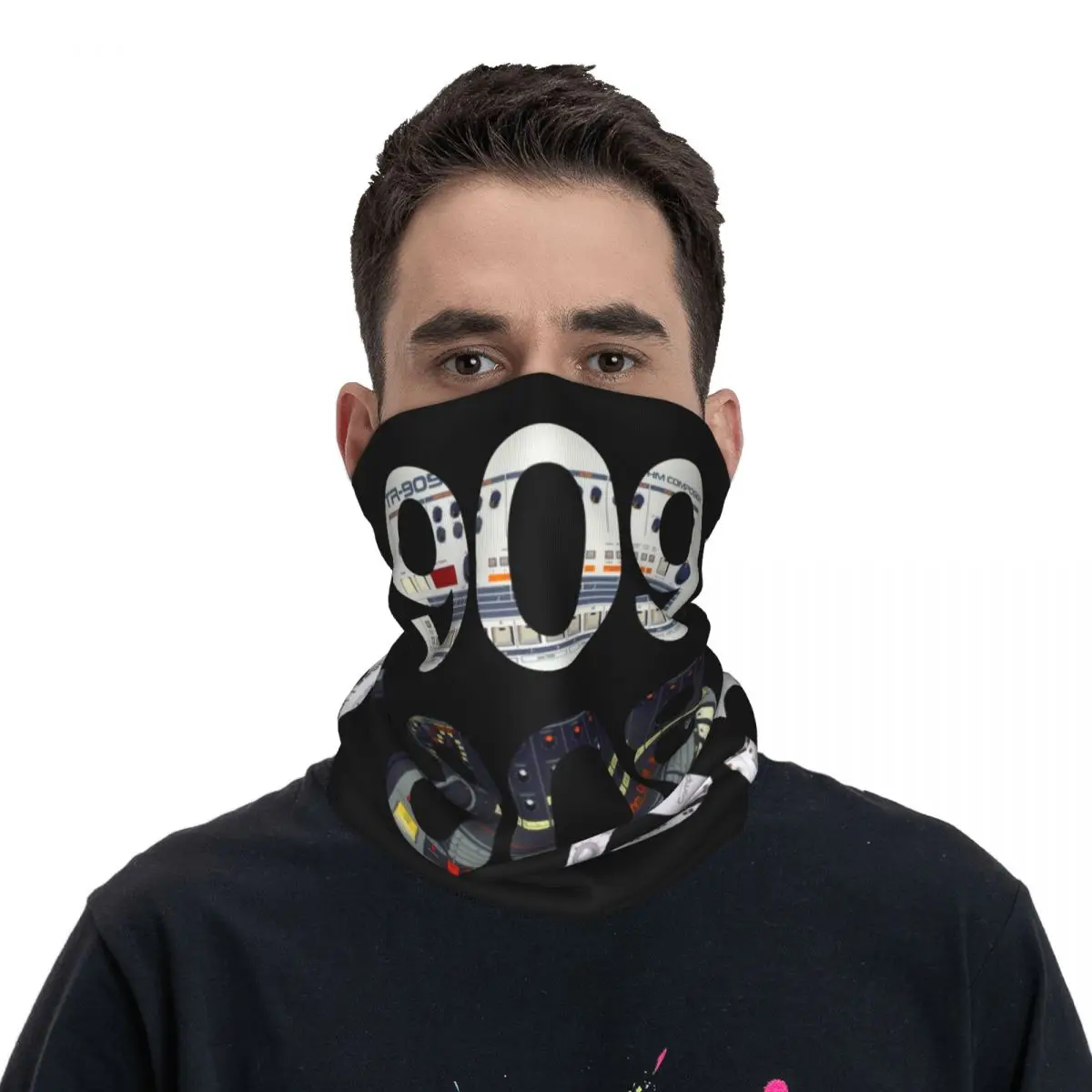 Roland 909 808 303 Classic Machine Bandana Neck Ghetta Mask Sciarpa Multiuso Face Mask Neck Cover Outdoor Sprots Running Adult