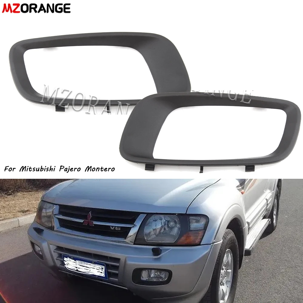 Per Mitsubishi Pajero Montero Fendinebbia Cornice Di Copertura 2000-2003 V73 V75 V76 V77 V78 Fendinebbia Protezione Fendinebbia Mr388019