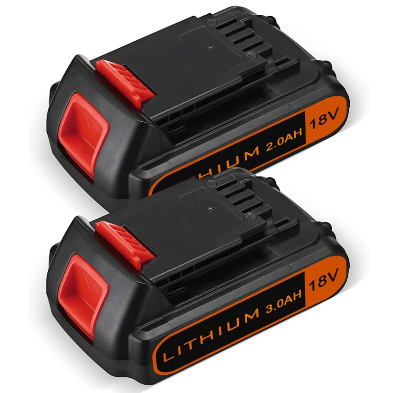 18V 2.0Ah 3.0Ah Bl2018 Sostituzione Per Batteria Black & Decker 20V Max Litio Lbxr20 Lb20 Lbx20 Lst220 Lb2X4020 Utensili A Batteria