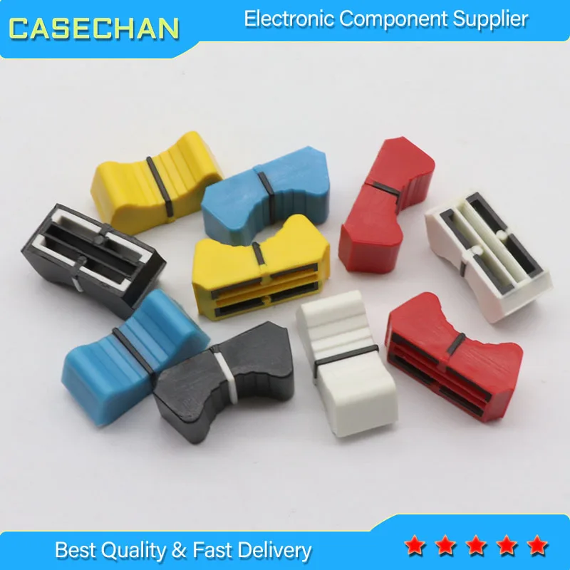 6Pcs Console Programma Potenziometro Fader Cap Per Avolites Pearl 2004 2008 2010 / Master Pusher Potenziometro Cap 8T Bianco