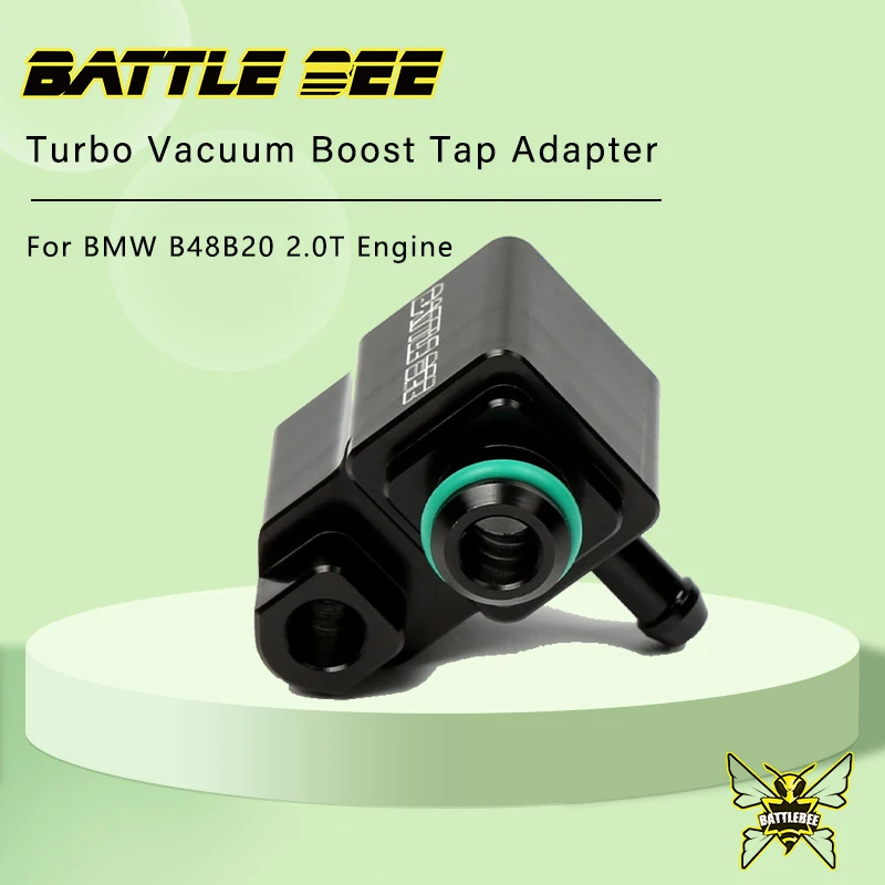 Adattatore Per Vuoto Per Rubinetto Turbo Boost In Lega Di Alluminio Per Motore Bmw B48B20 2.0T Serie 3 X3 Battle Bee Boost Sensor Gauge