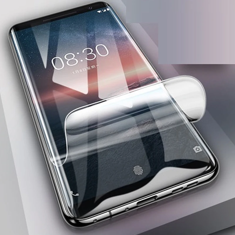 Pellicola Salvaschermo 2.5D Per Nokia Lumia 950 640 635 630 Protettiva Su Lumia 535 530 520 Pellicola Idrogel Per Nokia 9 Pureview X71