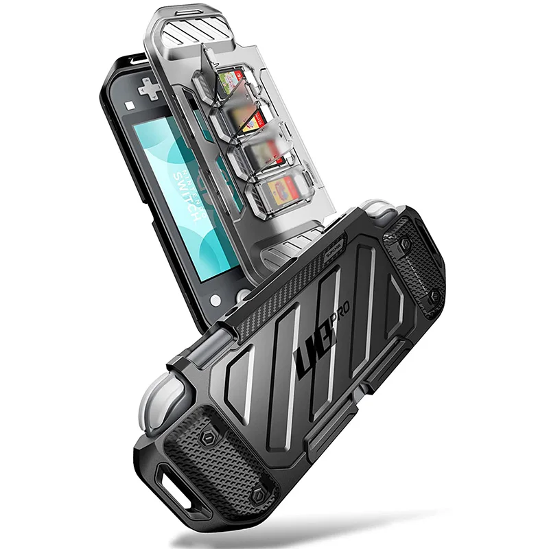 Per Nintendo Switch Lite Case 2019 Supcase Ub Forma Custodia Protettiva Sottile Robusta Con Cover Frontale Antipolvere E 4 Schede Di Gioco