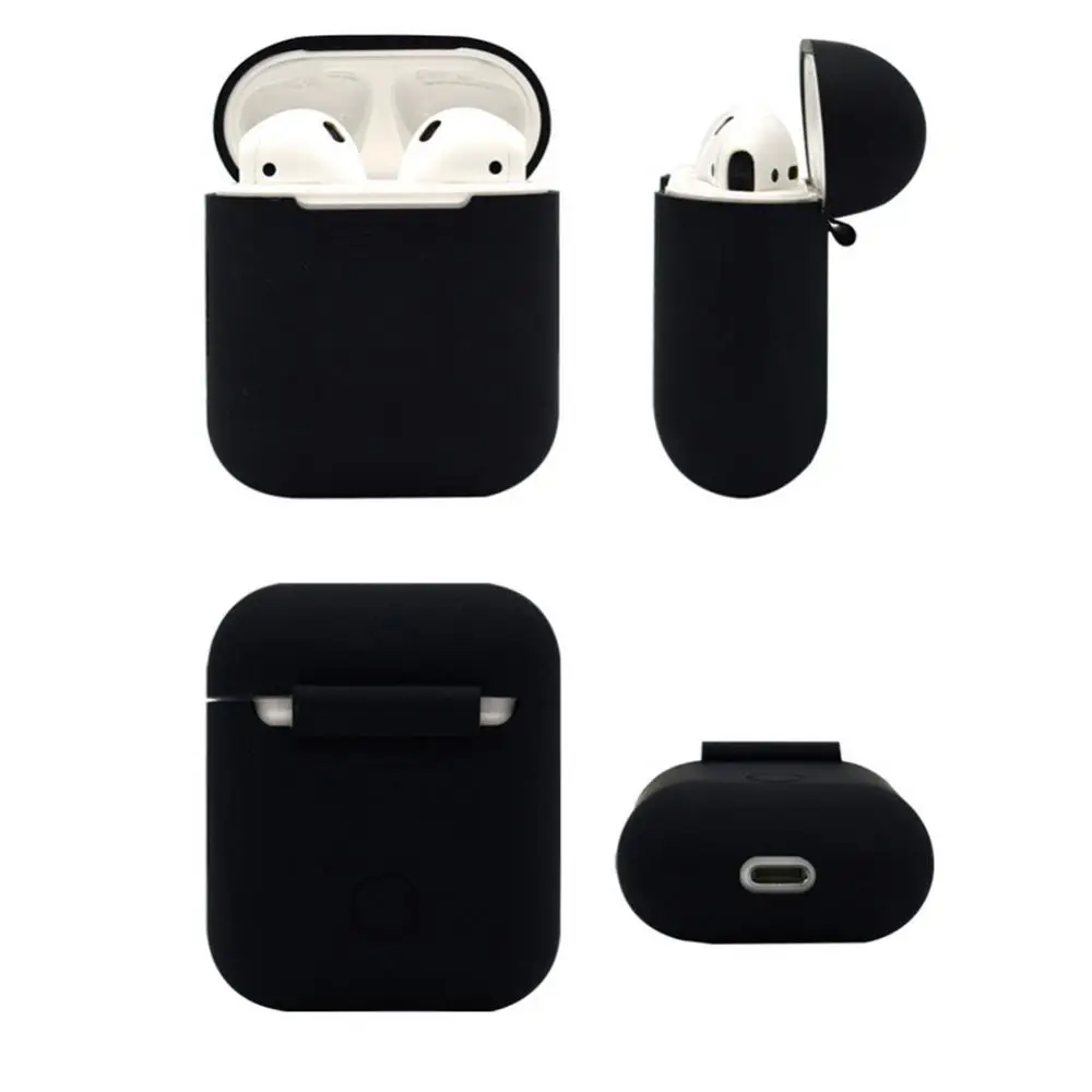Silicone Soft Earphone Cases For Airpod S 2 Skin Sleeve Box Protector Wireles Headphone Protective Cover Coque For Airpo  1 2Nd