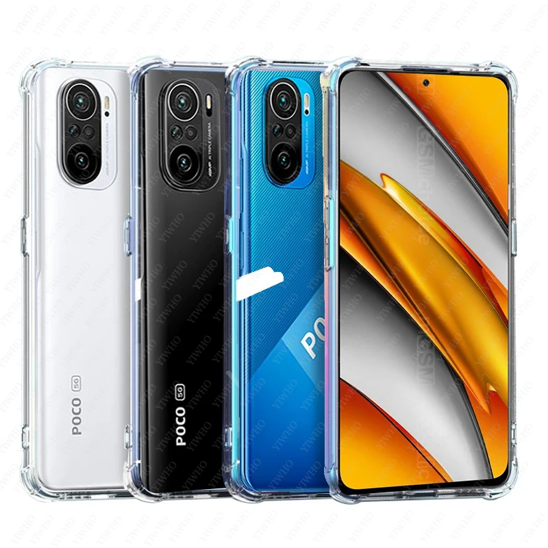 Custodia Per Xaomi Poco F3 Custodia In Silicone Anti-Knock Cover Per Xiaomi F3 Pocof3 Poco F 3 Telefono Funda Pocophone F3 Poko Titanco F3 6.67"