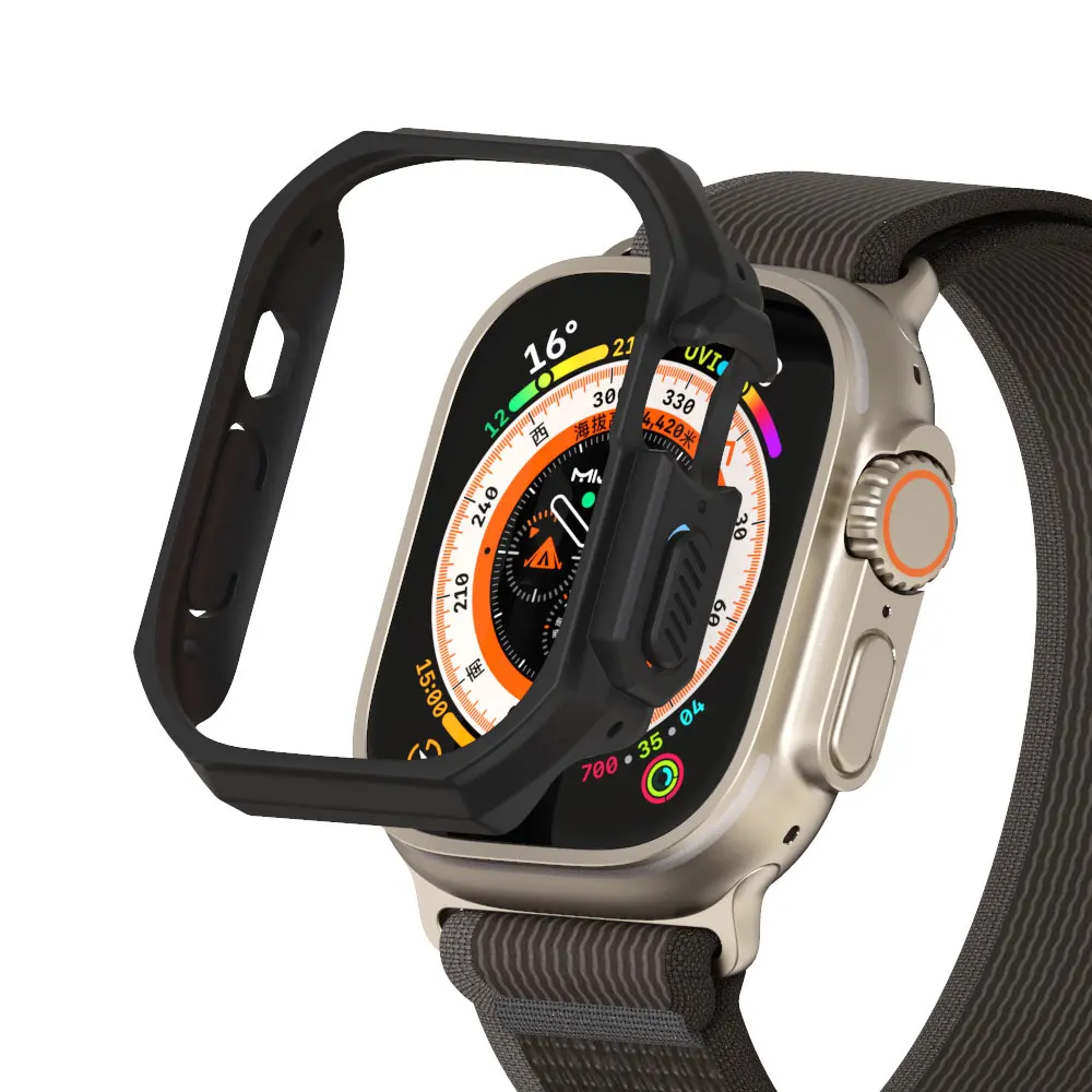 Custodia Per Apple Watch Ultra Smartwatch Watch Protector Per Iwatch Ultra Band Pc Bumper Cover Accessori