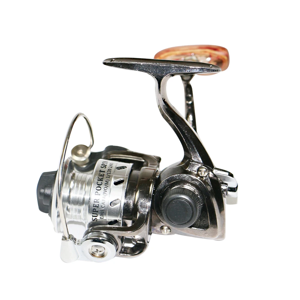Mulinello Da Spinning Full Matel Ai-Shouyu Mn100 Mini Mulinello Da Pesca Invernale Sul Ghiaccio 4.3:1 1Bb Ruota Da Pesca Alla Carpa Pesca (Per Regalo 