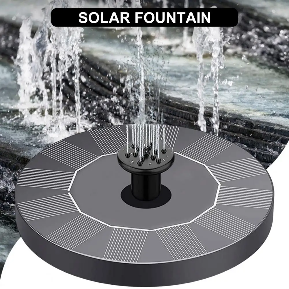 1 Set Pratico Fontana D'Acqua Dc 5.5V/85Ma Fontana Galleggiante Eco-Friendly Aggiungi Mini Fontana Solare Piscina Decorazione Stagno