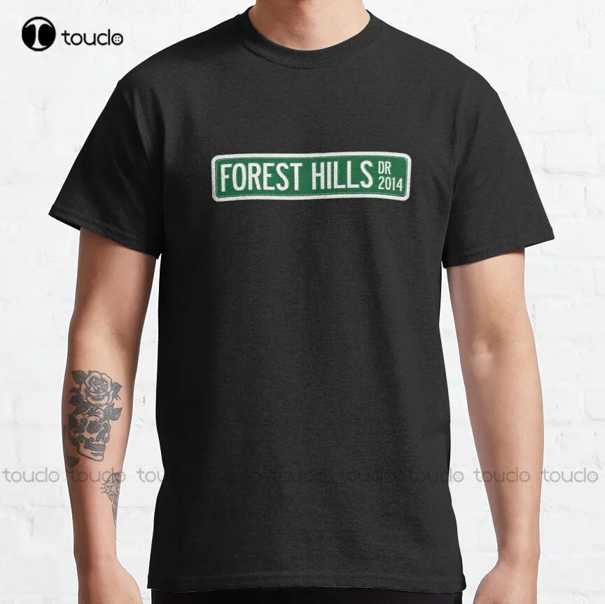 J. Cole - 2014 Forest Hills Drive Dr V2 Classic T-Shirt Girls White Shirt Custom Aldult Teen Unisex Digital Printing Tee Shirts