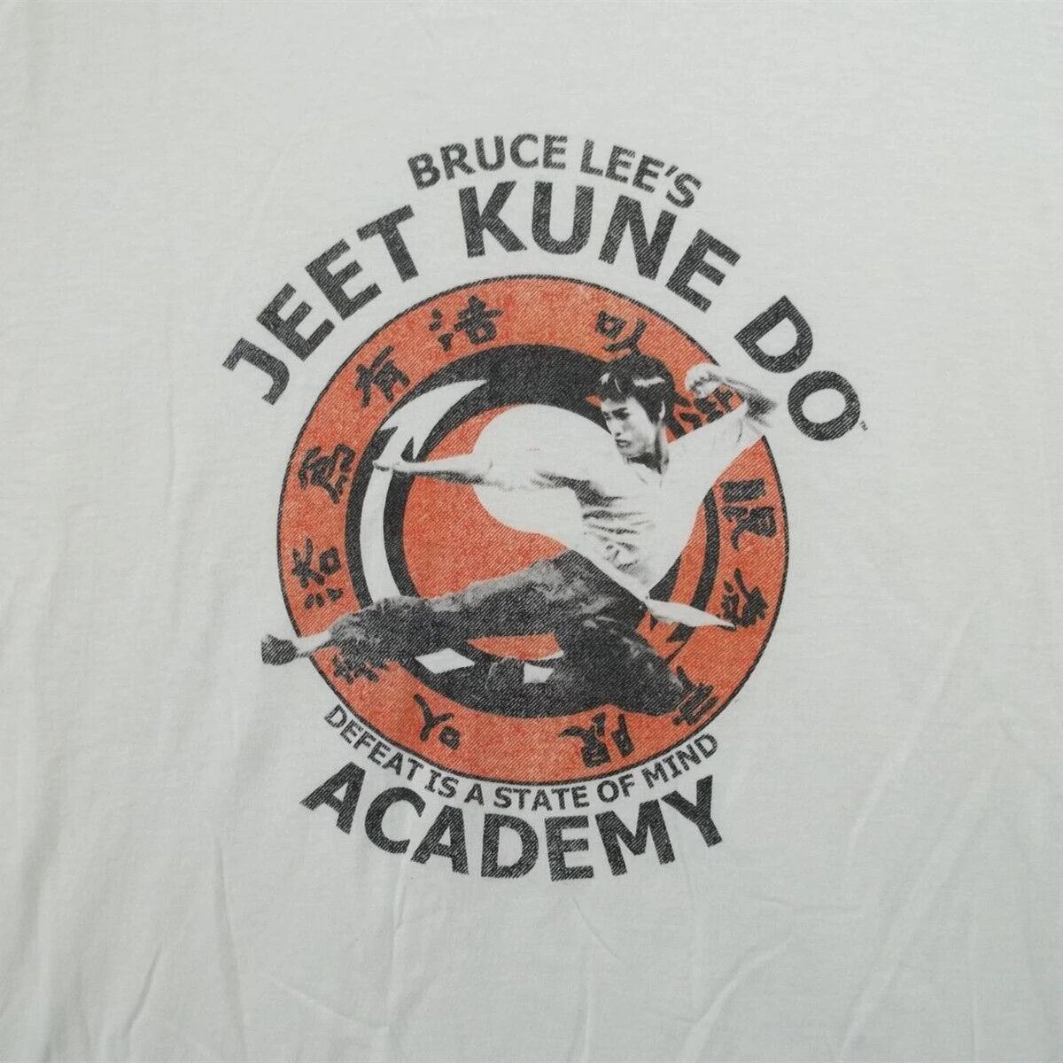 Bruce Lees Jeet Kune Do Academy Maglietta Grafica Bianca Da Uomo T-Shirt Casual Da Uomo 100% Cotone Sciolto Taglia Superiore S-3Xl