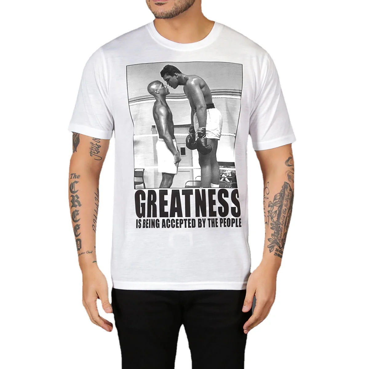 Floyd Maymeteo Vs Muhammad Ali Greatness Mike Tyson Manny Pacquiao Tshirt Bianca