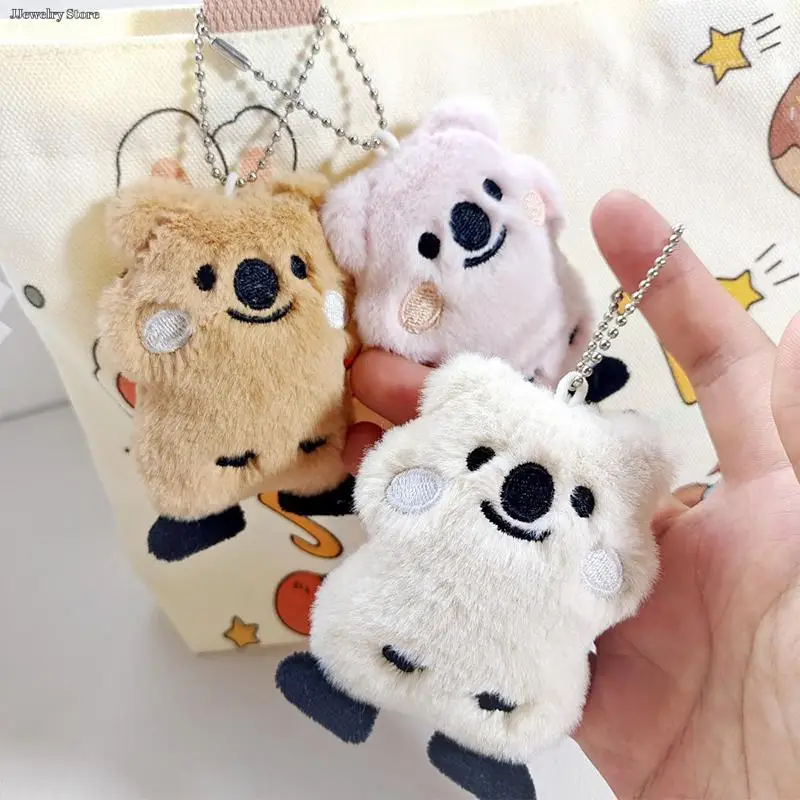1 Pz Carino Soffice Peluche Koala Portachiavi Giocattolo Peluche Koala Bambola Portachiavi Zaino Borsa Ciondolo Ragazza Regali