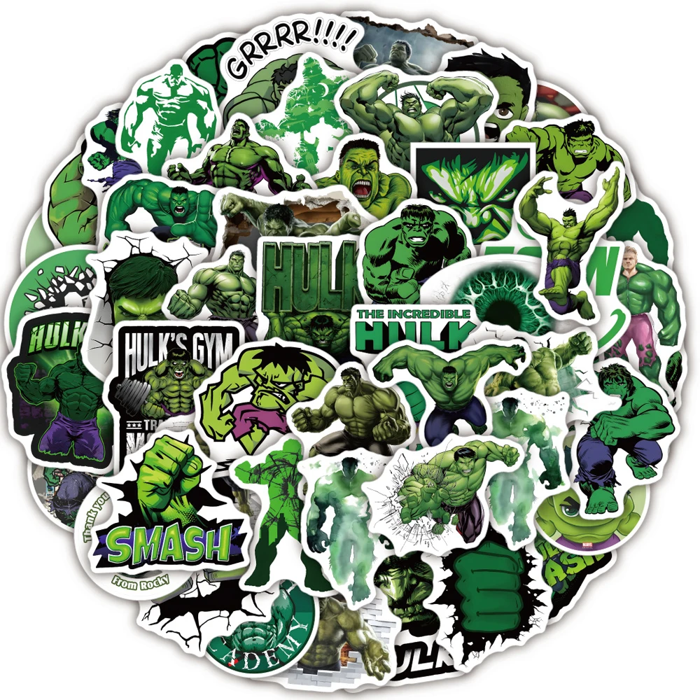 10/30/50 Pz Supereroe Robert Bruce Banner Hulk Adesivi Per Cassa Del Telefono Laptop Skateboard Casco Disney Cool Kids Sticker Toys
