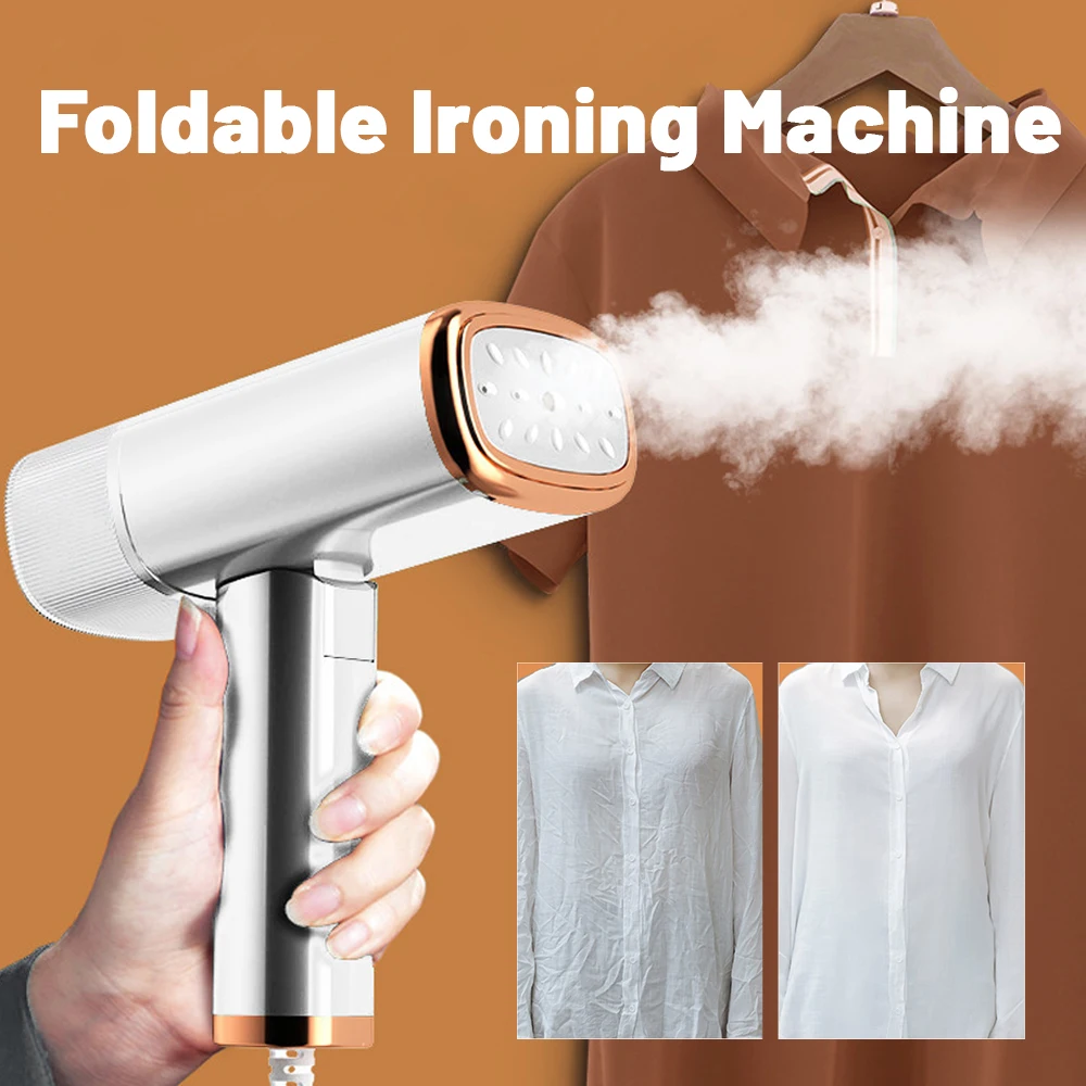 Mini Ferro Da Stiro A Vapore Portatile Per Vestiti Stiratrice Elettrica Portatile Pieghevole Wet Dry Garment Steamer Stiratrice Da Viaggio A Casa