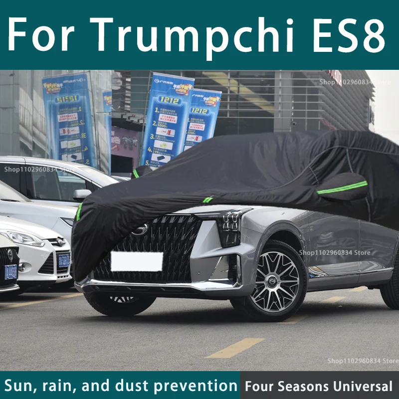 Per Trumpchi Es8 210T Full Car Covers Outdoor Uv Protezione Solare Polvere Pioggia Neve Protettiva Anti-Grandine Car Cover Auto Black Cover