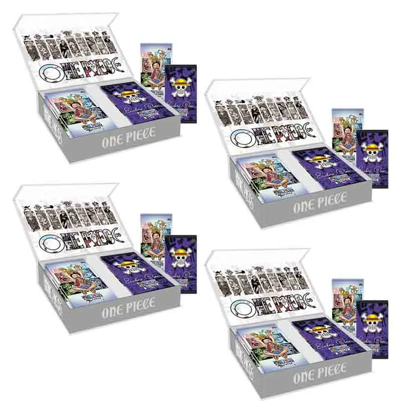 4 Scatole Cartas One Piece Cards Booster Box One Piece Card Ranka Collection Letters Sanji One Piece Anime Paper Collection Cards