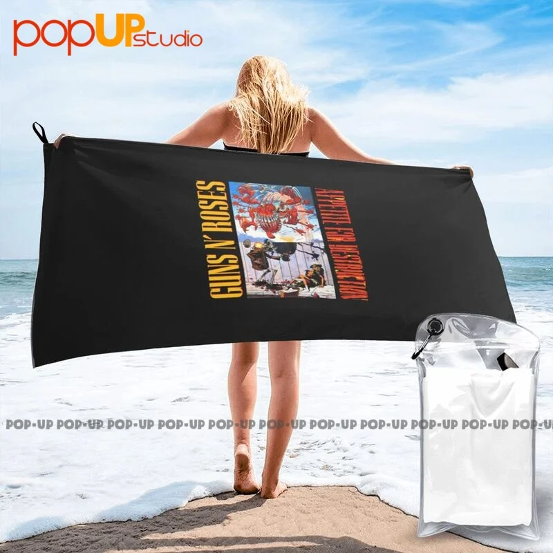 Guns N Roses Appetite For Destruction Quick Dry Towel Large Bathrobe No Fading Superfine Fiber