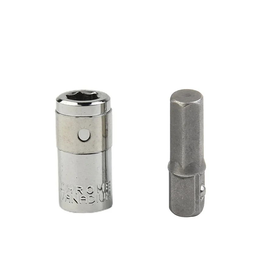 1/4 Square Drive A 1/4 Hex Shank Impact Socket 1/4 Adattatore Per Presa Per Trapano 1/4 Hex Shank Socket Adapter Converter Wrench Hand Tool