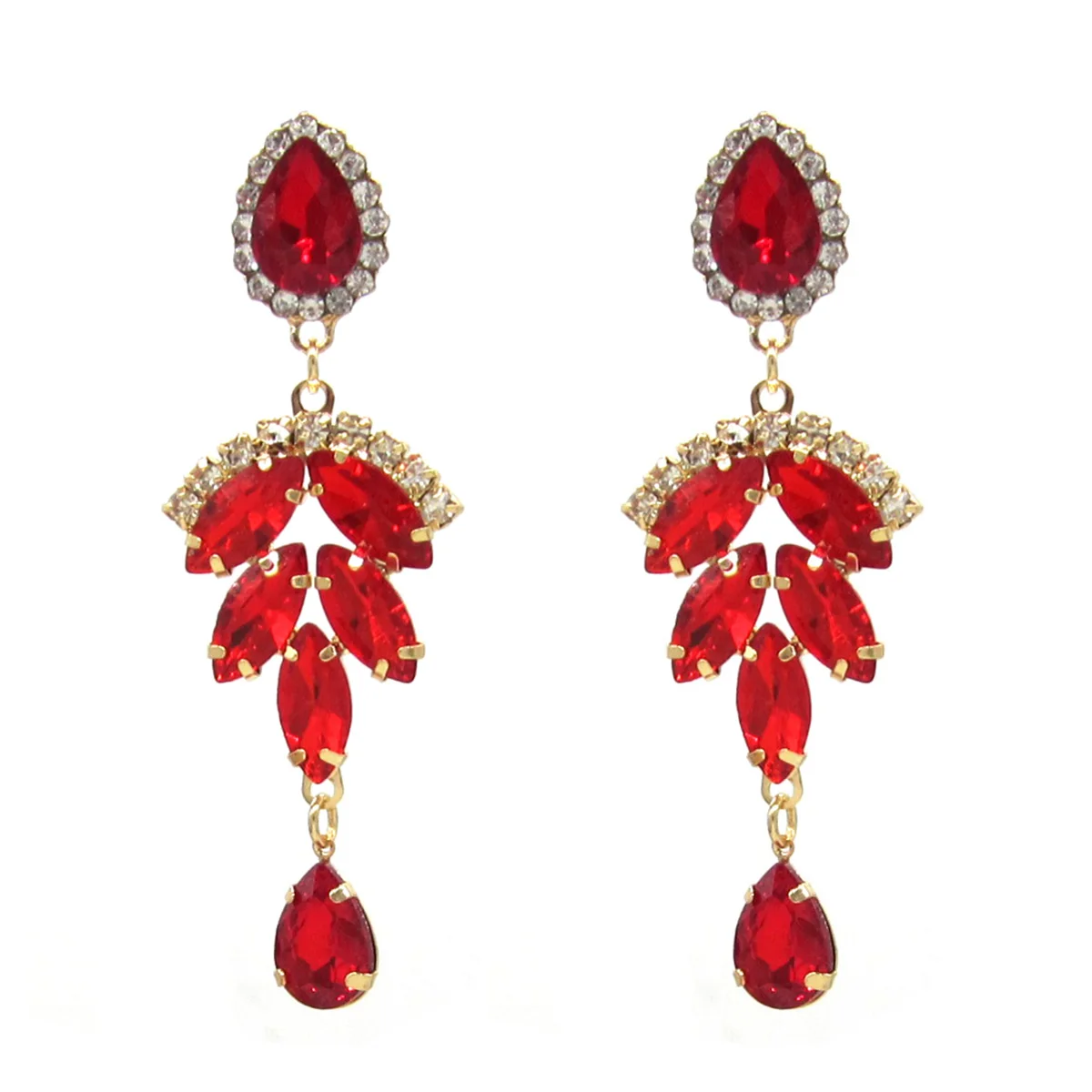 Orecchini Pendenti In Metallo Di Cristallo Di Lusso Di Nuova Moda Per Le Donne Ciondola Gli Strass Sherlock Holmes Charm Ladies Jewelry Wholesale