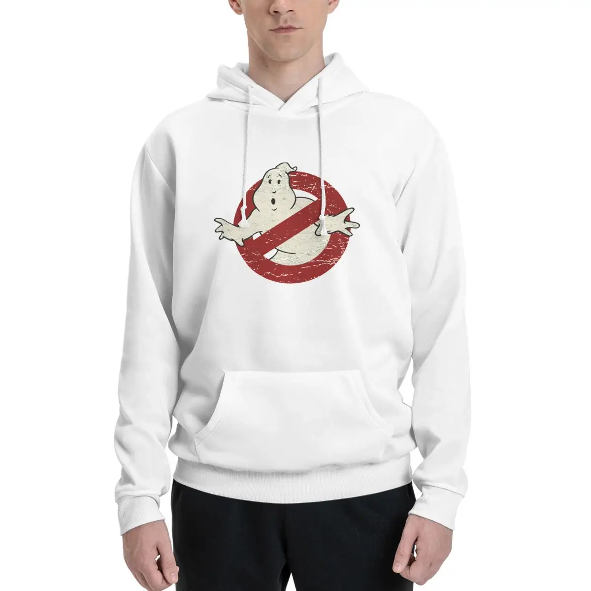 Coppie Più Maglione Con Cappuccio In Velluto Vintage Ghostbuster Aldilà Vintage Ghostbuster Afte Vendita Calda Bella Con Pullover Cappuccio