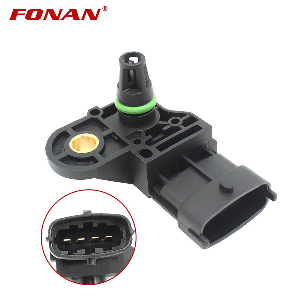 Fonan Map Sensore Di Pressione Assoluta Collettore Per Alfa Romeo Mito 955 1.4 198A4000 2008 - 2018 0261230283