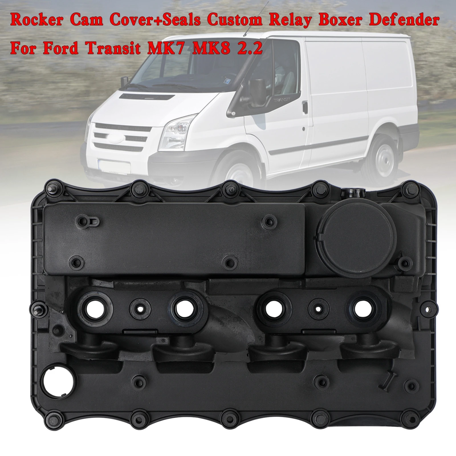 Areyourshop Rocker Cam Cover + Seals Custom Relay Boxer Defender Per Ford Transit Mk7 Mk8 2.2 Accessori Per Auto Parte