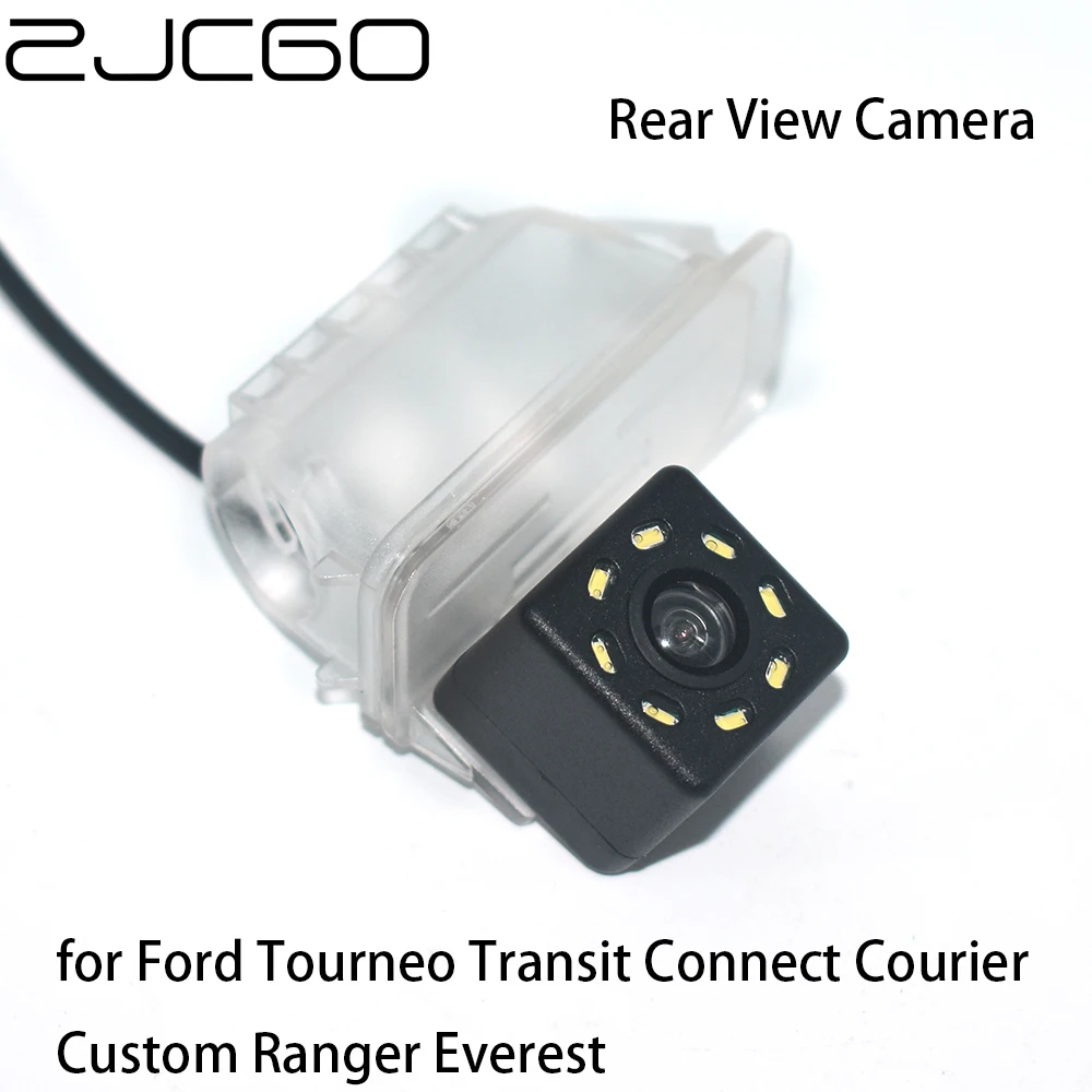 Zjcgo Ccd Car Rear View Reverse Back Up Parking Telecamera Impermeabile Per Ford Tourneo Transit Connect Courier Custom Ranger Everest