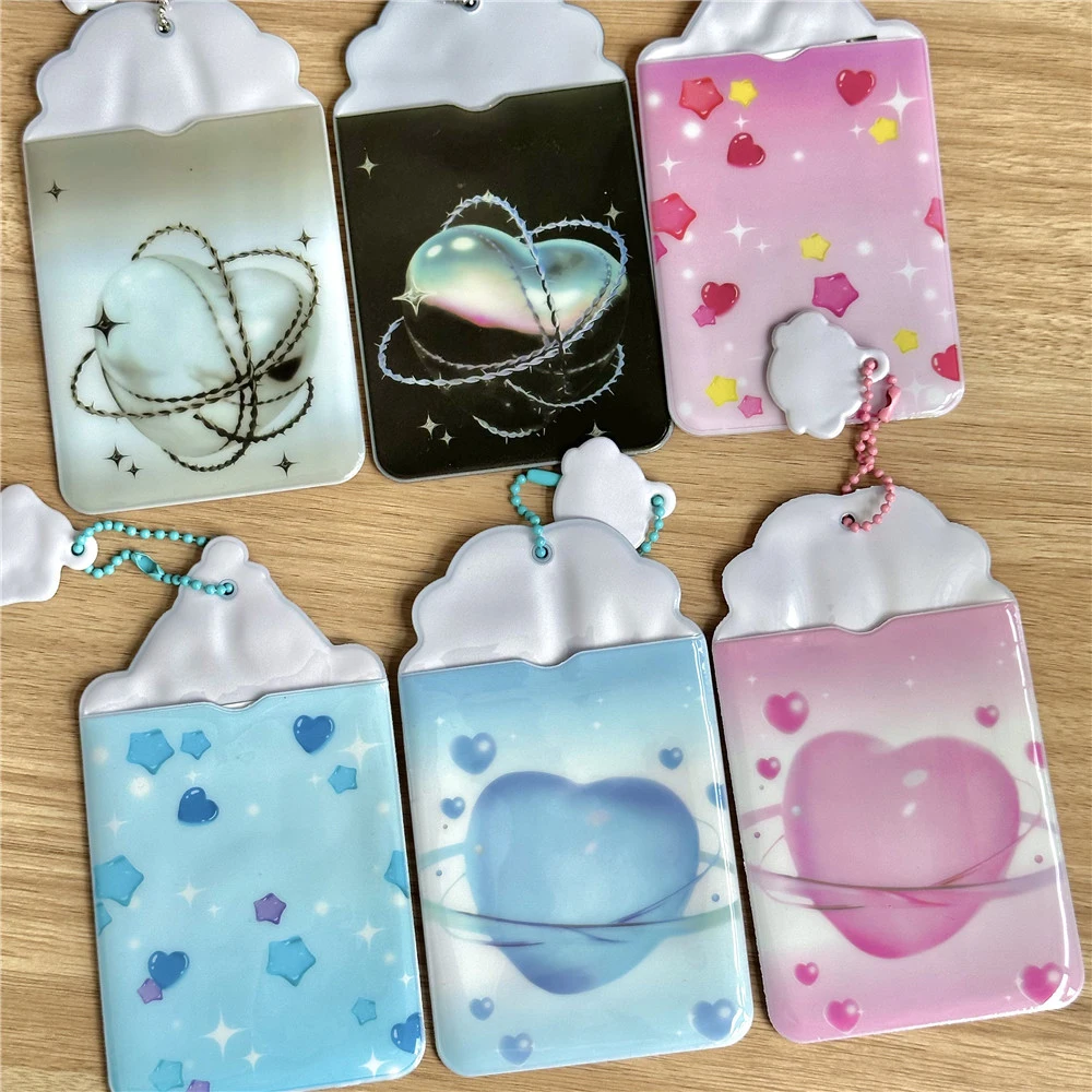 Ins Porta Foto In Stile Harajuku Cute Jelly Love Planet 3 Pollici Kpop Idol Photo Sleeve Cartolina Protector Card Photo Sleeve