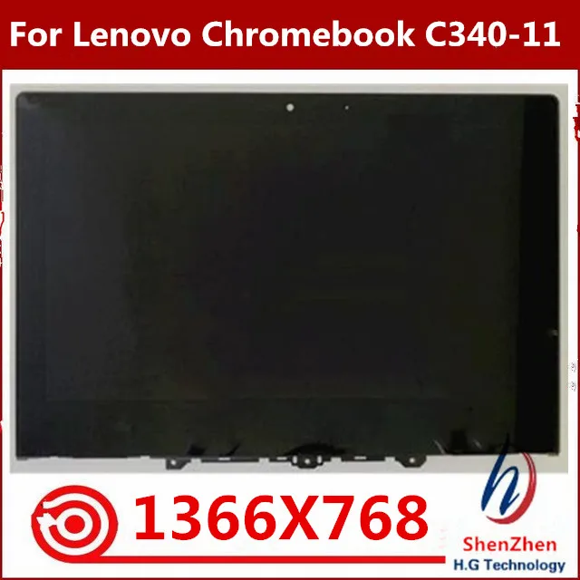 Originale 11.6 ''Per Lenovo Computer Portatile Lcd Di Ricambio Touch Screen Con Lunetta Hd 1366X768 Per Lenovo Chromebook C340-11 81Ta