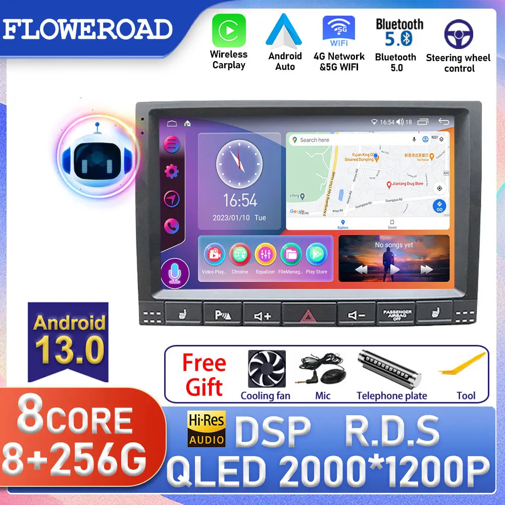 Android Per Volkswagen Vw Touareg 2002 - 2012 Autoradio Navigazione Multimediale Gps Autoradio Player Stereo Carplay Monitor Tv Bt