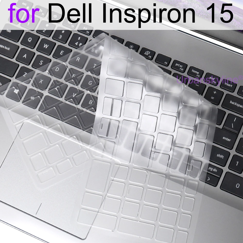 Copertura Della Tastiera Per Dell Inspiron 15 Più Il 3501 3502 3505 7500 7501 7506 7000 7510 7590 7591 2 In 1 Della Protezione Del Silicone Della Cass
