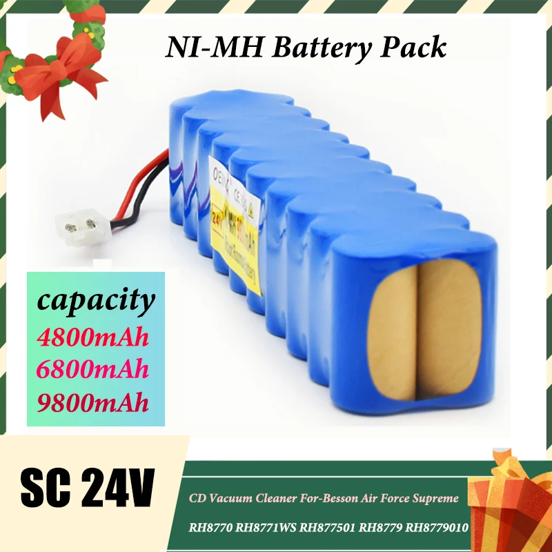 Bateria Aspiradora Rowenta Air Force Per Rowenta 24V Nimh Battery Pack Cd Aspirapolvere Besen Air Force Extreme Rh8770 Rh8771Ws