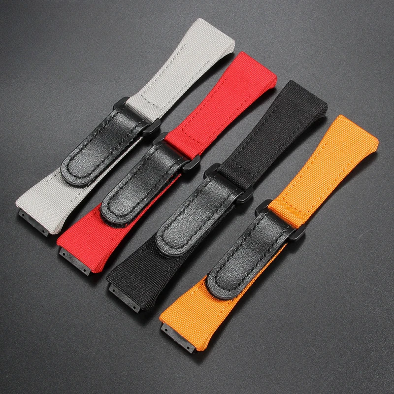 Sostituzione Richard Rm50 Rm53 Miller Mini Matt Dragon Canvas Cinturino Da Uomo Impermeabile 25Mm Con Viti