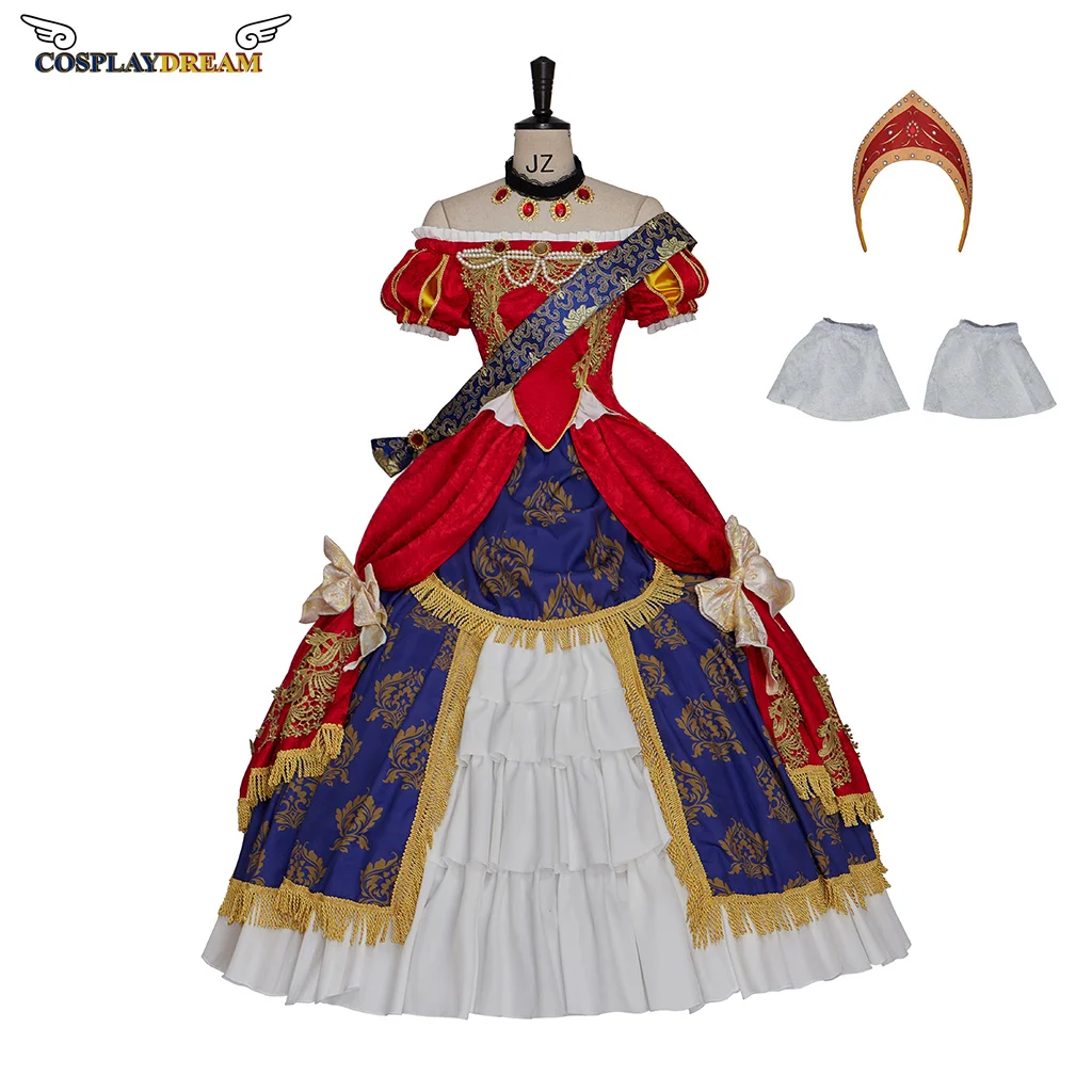 Who Made Me Princess Cosplay Costume Princess Fancy Dress Siya Fantasy Prom Dress Per Donne Adulte Costumi Di Halloween