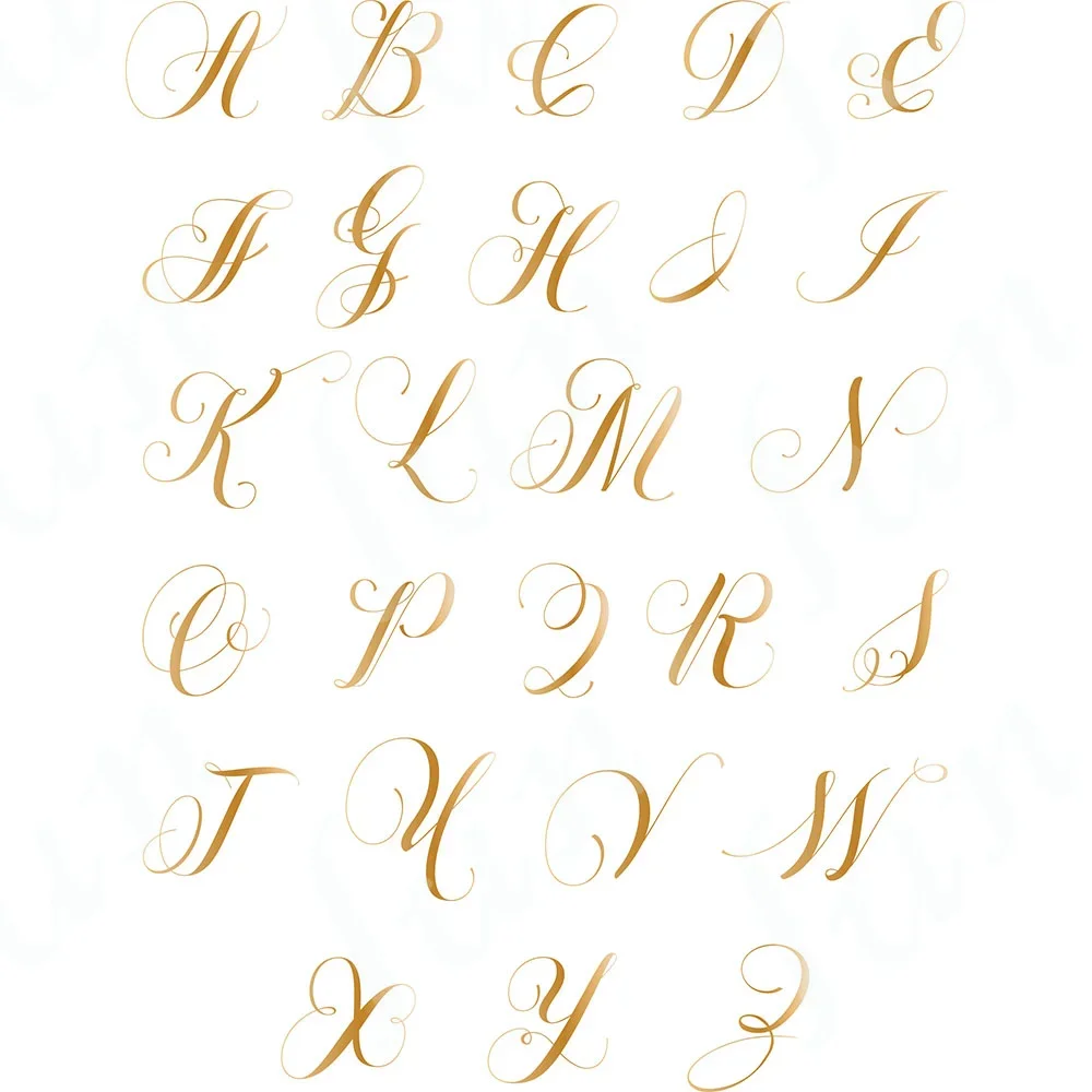 Forniture Artigianali Elegante Monogramma Alpha 3/4 "" Hot Foil Plates Letterpress Dies Scrapbooking Album Fai Da Te Carta Goffratura Decor