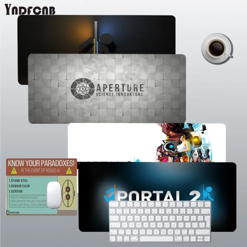 Portale 2 Divertente Gamer Play Mat S Mousepad Dimensioni Per Mouse Pad Tastiera Deak Mat Per Cs Go Lol