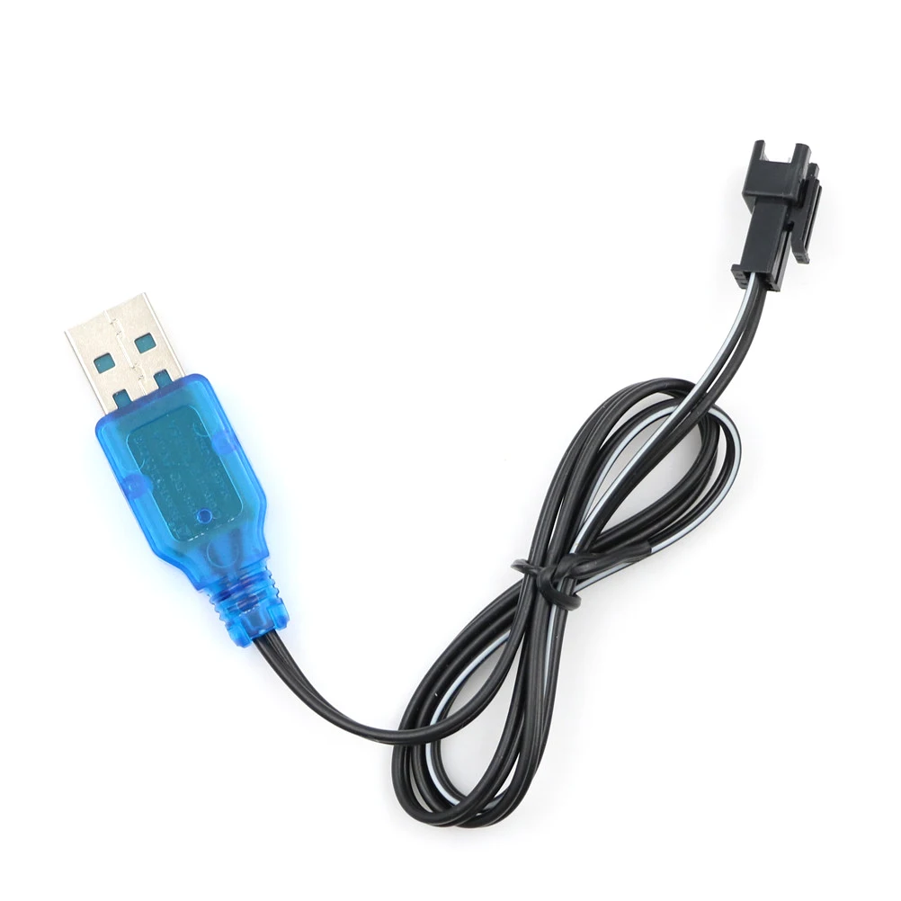 1Pc. Cavo Adattatore Caricatore Usb Nero 7V Per Elicottero Sky Viper Drone Universale 3
