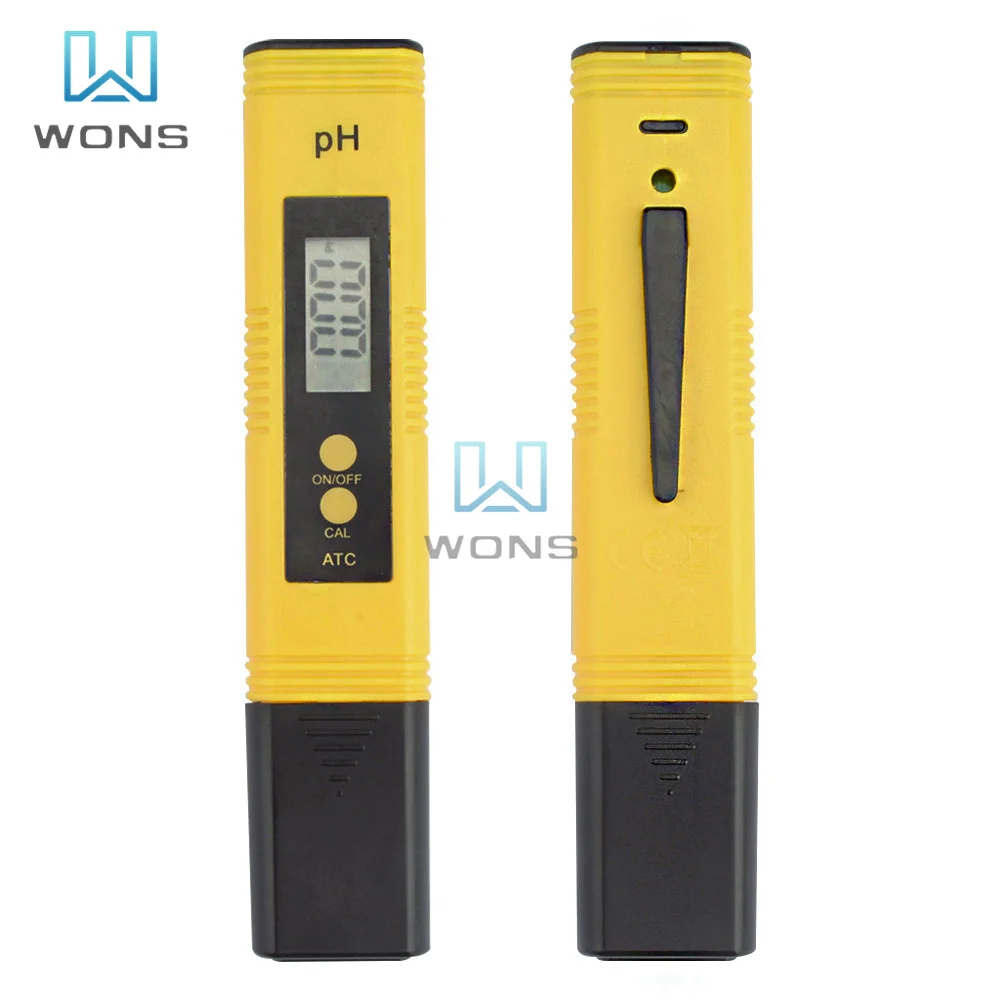 Ph Test Pen Of Tester Precisione 0.01 Acquario Pool Water Wine Urine Calibrazione Automatica Lcd Digital Two Button Test Tool