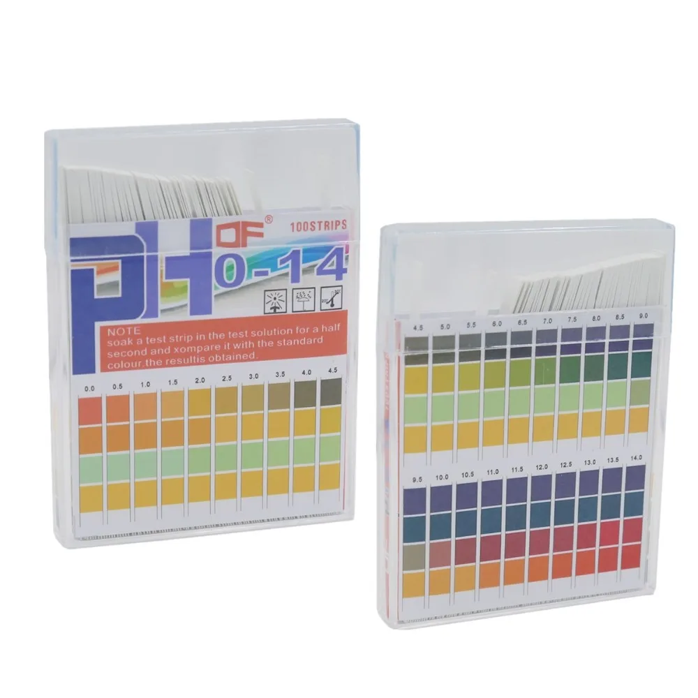 Ph 0-14 Test Paper - Pistha 80 Pcs Ph 0-14 Test Paper Tornasole Strisce Tester Per Saliva Urina Acqua Suolo Test 40% Di Sconto