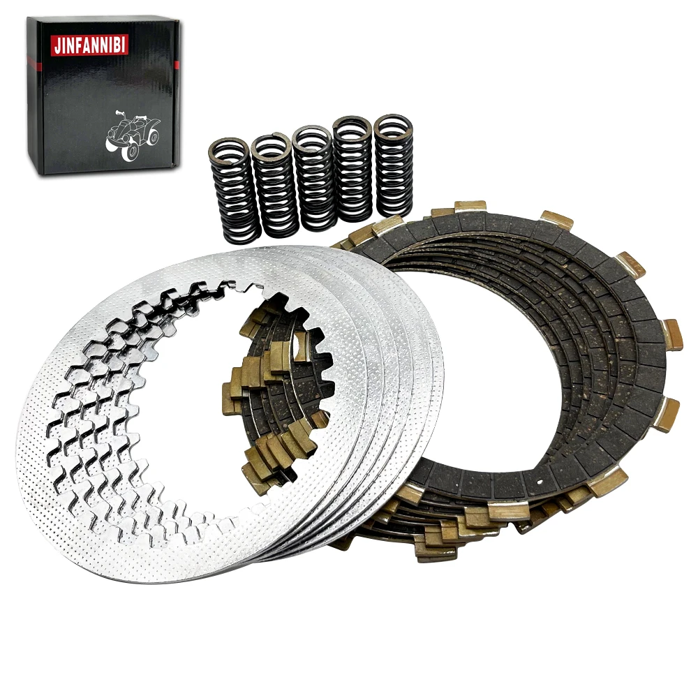 Kit Piastra Frizione Frizione Per Molle Pesanti Compatibile Per Yamaha Warrior 350 Yfm350X 1987-2004