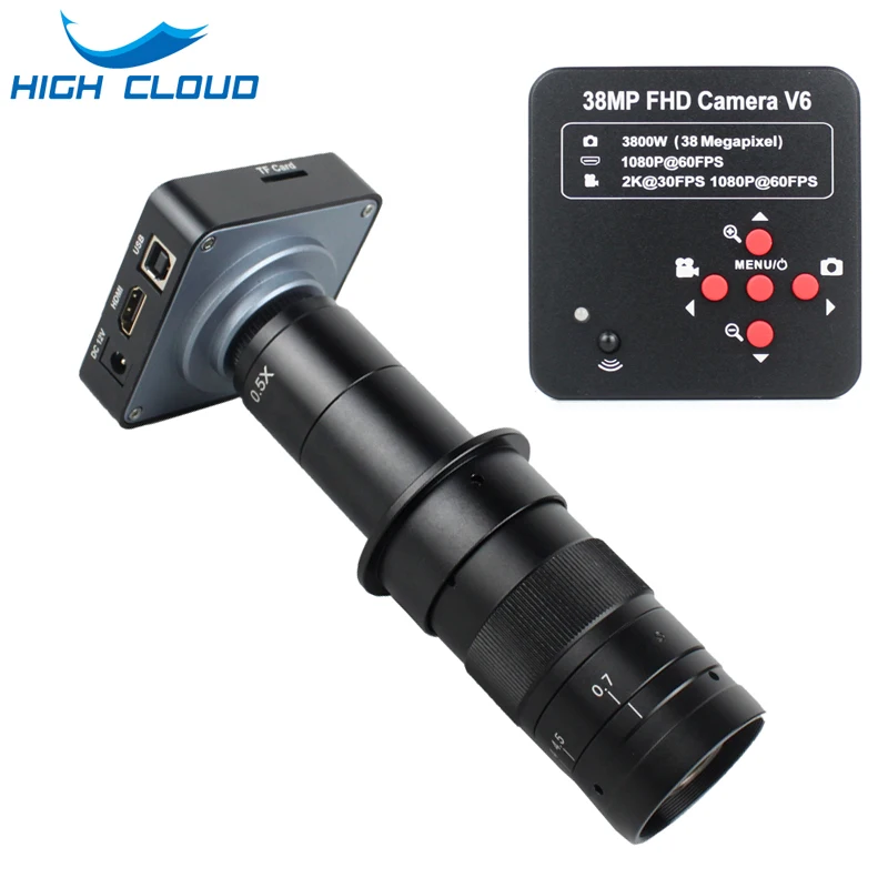 120X 180X 300X Industry Digital Video Microscope Camera Hdmi Usb Output Magnifier Per Pcb Jewelry Repair Kit Di Riparazione Del Telefono