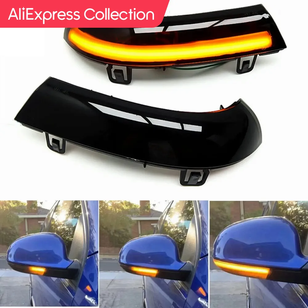 Collezione Aliexpress 2 Pz Dynamic Blinker Per Vw Golf 5 Gti V Mk5 Jetta Passat B5.5 B6 Sharan Superb B5 Eos Led Indicatore Di Direzione Specchio Indi